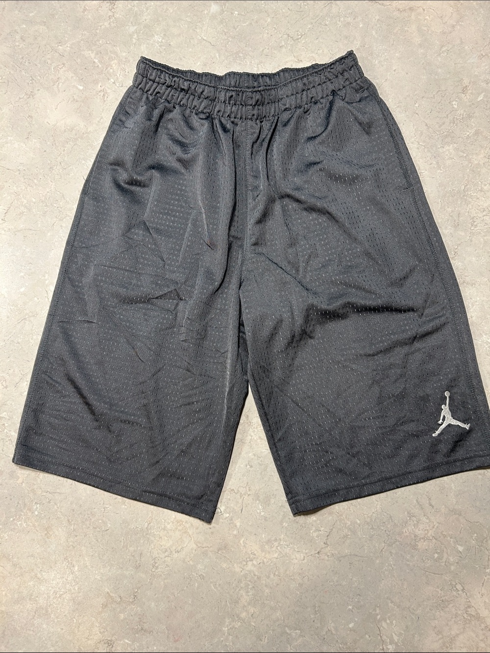 Jordan Black Athletic Jumpman Mesh Shorts
